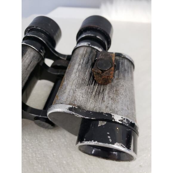 BINOCULARS B.K. ELLIOTT PITTSBURGH-CLEVELAND 8X26 "PITTSBURGHER" FRANCE WWII VTG - Picture 9 of 12